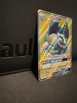 Pokemon SM Crimson Invasion Alolan Golem GX (Full Art) 102/111 Holo - Image 2