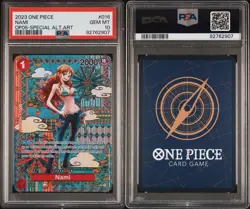 One Piece 2023 - Nami SP OP01-016 OP05 Special Alternate Art Card - PSA 10 - Image 3