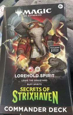 MTG Lorehold Spirit Secrets Of Strixhaven Commander Deck Magic The Gathering NEW - Image 1