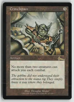 Crawlspace Lightly Played 123 Urza's Legacy Magic: The Gathering - Image 1