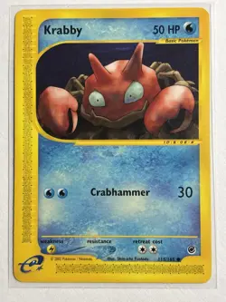 Krabby 115/165 - Expedition Non Holo Pokemon Card - Image 1