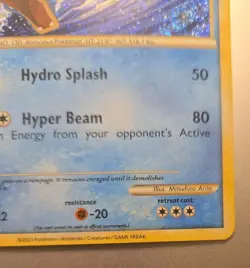 POKEMON Gyarados 007/034 Trading Card Game Classic Holo NMOB - Image 5
