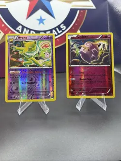 Hypno And Clefairy XY Breakpoint Reverse Holos: Tomokazu Komiya Connecting Arts - Image 1
