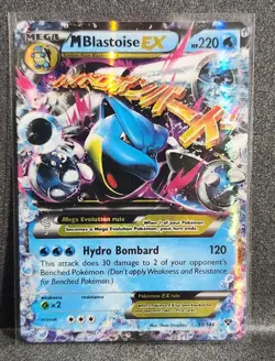M Blastoise EX 30/146 Pokemon - Image 1