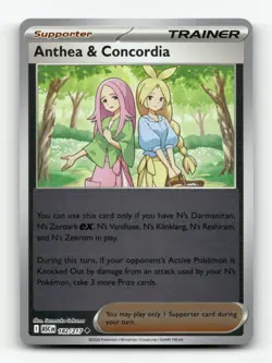 Anthea & Concordia 182/217 Ascended Heroes Pokemon Reverse Holo Near Mint - Image 1