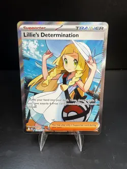 Lillie's Determination 169/132 Mega Evolution Ultra Rare Pokemon TCG NM - Image 1