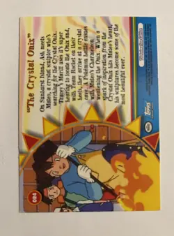 The Crystal Onix OR4 Pokemon 2000 Topps TV Episode Orange Islands Blue Logo - Image 2