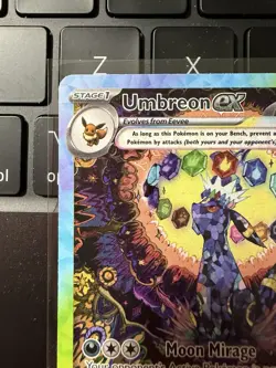 2025 POKEMON PRISMATIC EVOLUTIONS UMBREON EX 161/131! SPECIAL ILLUSTRATIONS RARE - Image 2