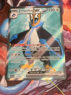 Pokemon TCG Phantasmal Flames EMPOLEON EX Ultra Rare 114/094 Mint - Image 1