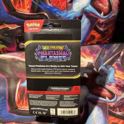 Pokemon TCG Mega Evolution Phantasmal Flames Booster Pack Skwovet Greedent Coin - Image 2