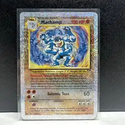 Machamp - Pokemon TCG - Legendary Collection - 15/110 Reverse Holo Rare Damaged - Image 1