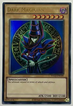 Dark Magician YGLD-ENC09 (NM) Ultra Rare Unlimited 2020 Yu-Gi-Oh! TCG Card - Image 1