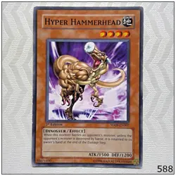 Hyper Hammerhead - SD09-EN007 - Common 1st Edition Yugioh - Image 1