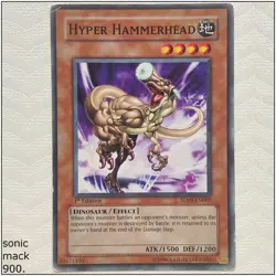 Hyper Hammerhead - SD09-EN007 - Common 1st Edition Yugioh - Image 1