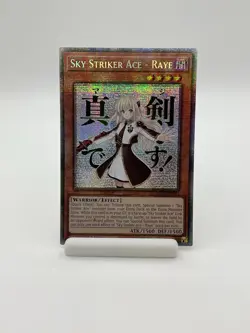 Yu-Gi-Oh! Sky Striker Ace - Raye RA05-EN093 Starlight Rare 1st Edition - Image 1