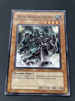 CARTE YU-GI-OH! SOLDAT ROUAGES ANCIENTS SD10-FR014 EXCELLENT ETAT - Image 1