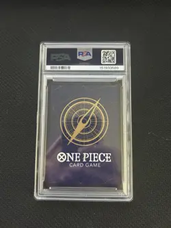 Namco One Piece CCG Monkey D. Luffy OP13-118 Alt Art Foil Secret Rare PSA 9 - Image 2