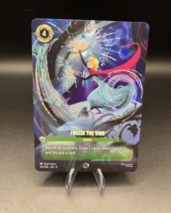 Disney Lorcana TCG Freeze the Vine 231/204 Winterspell Enchanted Holo Foil EN - Image 1