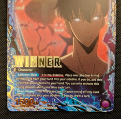 Sung Jinwoo Alt Art Winner Foil UEPR/SLG-1-019 NM - Union Arena Solo Leveling NM - Image 4