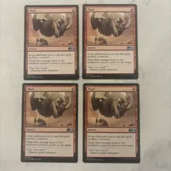 Magic the Gathering MTG Thud Play Set Of 4 Cards - Image 1
