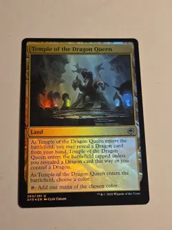 Temple of the Dragon Queen FOIL X1 AFR MTG 260/281 Uncommon - Image 1