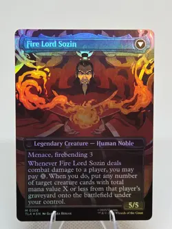 The Rise of Sozin (Borderless) FOIL X1 TLA MTG Avatar The Last Airbender FB3 - Image 2