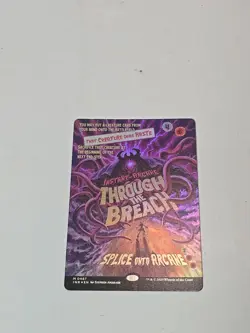 2025 MTG Magic the Gathering Innistrad Remastered Foil Through the Breach Poster - Image 2