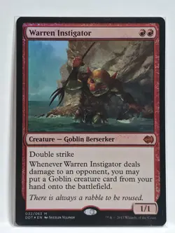 Warren Instigator Duel Decks: Merfolk vs. Goblins (Foil) - Image 1