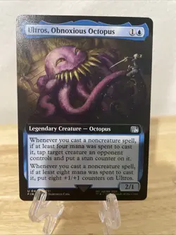 MTG Ultros, Obnoxious Octopus Extended Art Regular #0442 Final Fantasy NM/M - Image 1