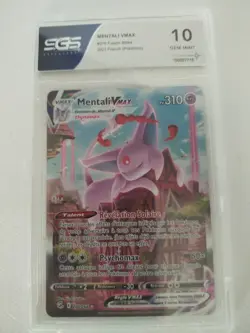 Pokemon FR Mentali VMAX 270/264 Poing De Fusion EB8 Alt Gem Mint SGS 10 - Image 1