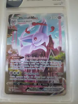 Pokemon FR Mentali VMAX 270/264 Poing De Fusion EB8 Alt Gem Mint SGS 10 - Image 3