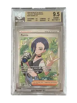 Pokemon Perrin 209/167 SV06:Twilight Masquerade UR Full Art Holo BGS 9.5 - Image 1