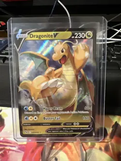Pokemon TCG Dragonite V Pokemon GO 049/078 Holo Ultra Rare - Image 1