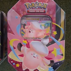 Pokemon TCG MEGA MOONLIT TIN - Gengar & Clefable PAIR - Image 3
