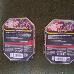 Pokemon TCG MEGA MOONLIT TIN - Gengar & Clefable PAIR - Image 4