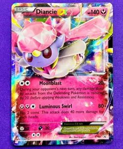 Diancie EX XY43 Holo | XY Promo | Pokemon TCG Card | LP *Ding At Top On Back - Image 1