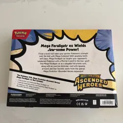 Pokemon Ascended Heroes Mega Feraligator EX Box Brand New Factory Sealed 🔥🔥🔥 - Image 2
