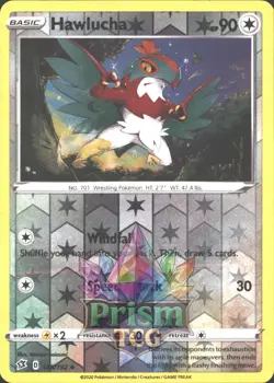 Hawlucha 148/192 Uncommon Reverse Holo Rebel Clash Pokemon - Image 1