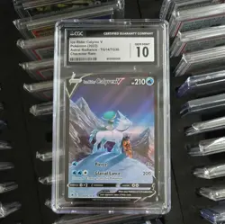 PG 10 Ice Rider Calyrex V Full Art TG14/TG30 2022 Pokemon Astral Radiance - Image 1