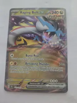 Raging Bolt ex 123/162 SV05: Temporal Forces Pokemon LP - Image 1