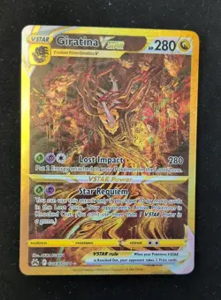 Pokemon Giratina VSTAR Secret Rare Full Art Holo 280 HP GG69/GG70 - Image 1