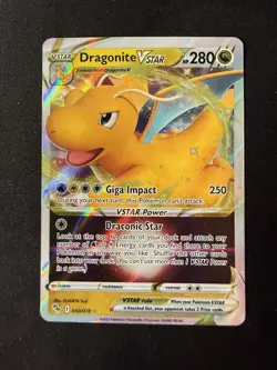 Dragonite VSTAR 050/078 Ultra Rare Pokemon GO Set Pokemon TCG Near Mint - Image 1