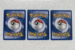 Pokemon TCG Wooper 117/147 Set of x3 Cards Non-Holo Aquapolis E-Reader - Image 4