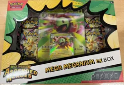 Pokemon TCG: Mega Evolution Ascended Heroes - Mega Meganium ex Box NEW - Image 1