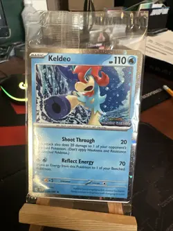 Pokemon TCG Keldeo Chaos Rising 019/086 - Stamped Promo - Sealed - - Image 1