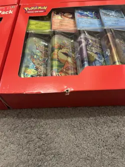 Prismatic Evolutions Mini Tins 8-Pack Costco Exclusive Pokemon TCG damaged box - Image 3