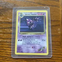 Sabrina's Haunter 58/132 Uncommon Gym Heroes Pokemon Card NM - Image 1