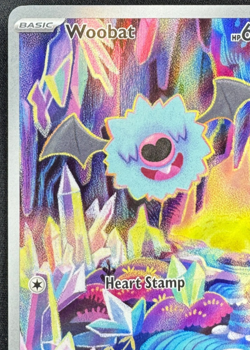 WOOBAT 119/086 NM ILLUSTRATION RARE WHITE FLARE POKEMON 2025 - Image 4