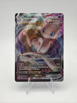 Mew VMAX 114/264 Holo VMAX Rare Fusion Strike Pokemon Near Mint - Image 1