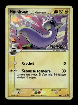 Carte Pokemon Minidraco Stamped 65/113 EX Especes Delta FR - Image 1